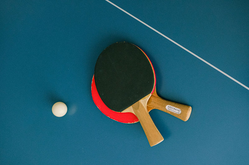 ping pong e calcio balilla